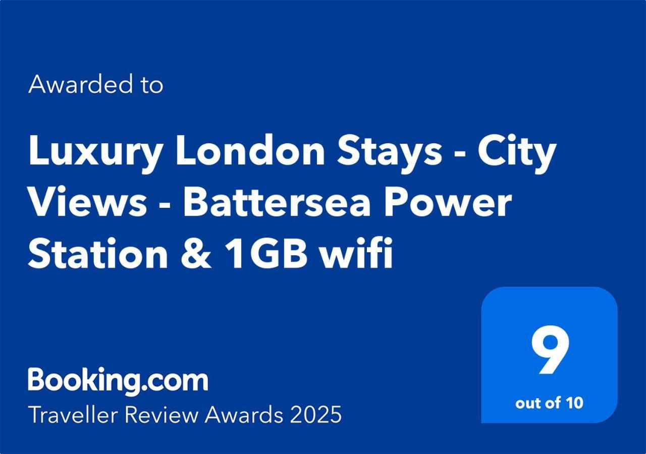 Battersea Power Station - Winter Garden Balcony & 1Gb Wifi - Luxurylondonstays Exterior foto